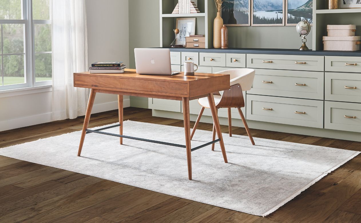 area rug in a Kalamazoo home office