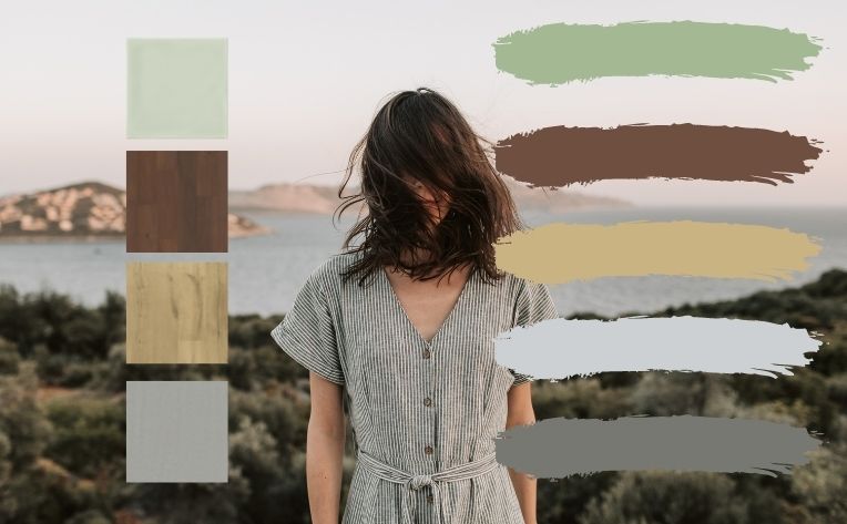Woman Outdoors Summer Colors Flooring Types