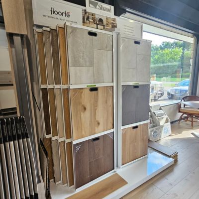 LVP Flooring display at Modern Flooring America